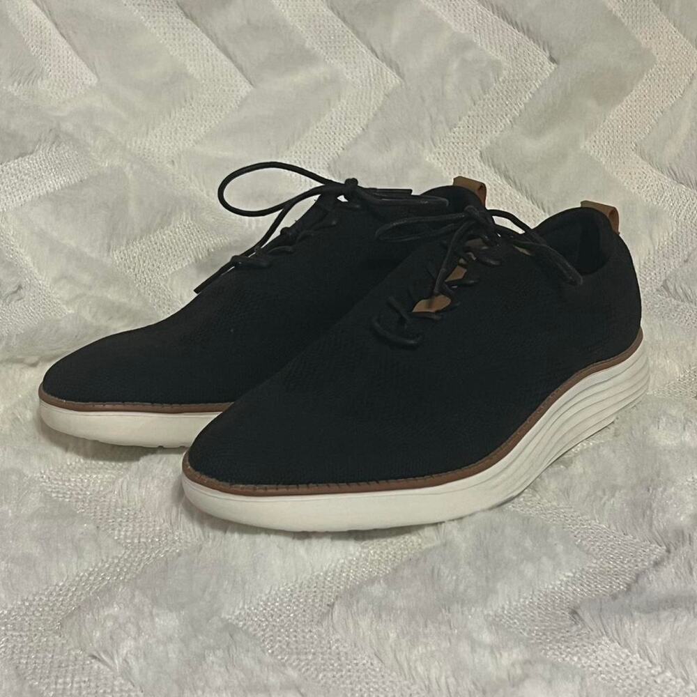 Black slip on sneakers